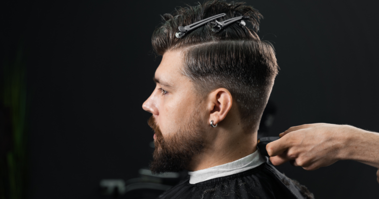 ανδρικό κούρεμα fade haircut barber shop